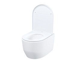 Унитаз подвесной безободковый, Aiger, IDDIS, AIGRDSEi25