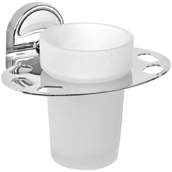 Держатель стакана матовое стекло, хром HB1906