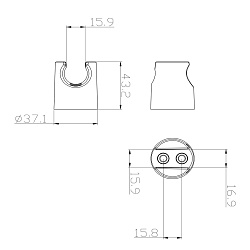 Комплект: лейка гигиенического душа с плавной регулировкой напора, настен крепление, шланг 1.5 м,LM8