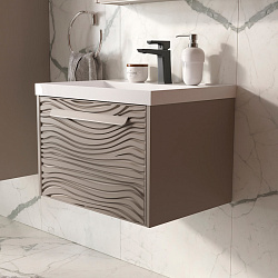 Тумба подвесная Gleam 60.1Y, амарок/дуб вотан (78857(60))